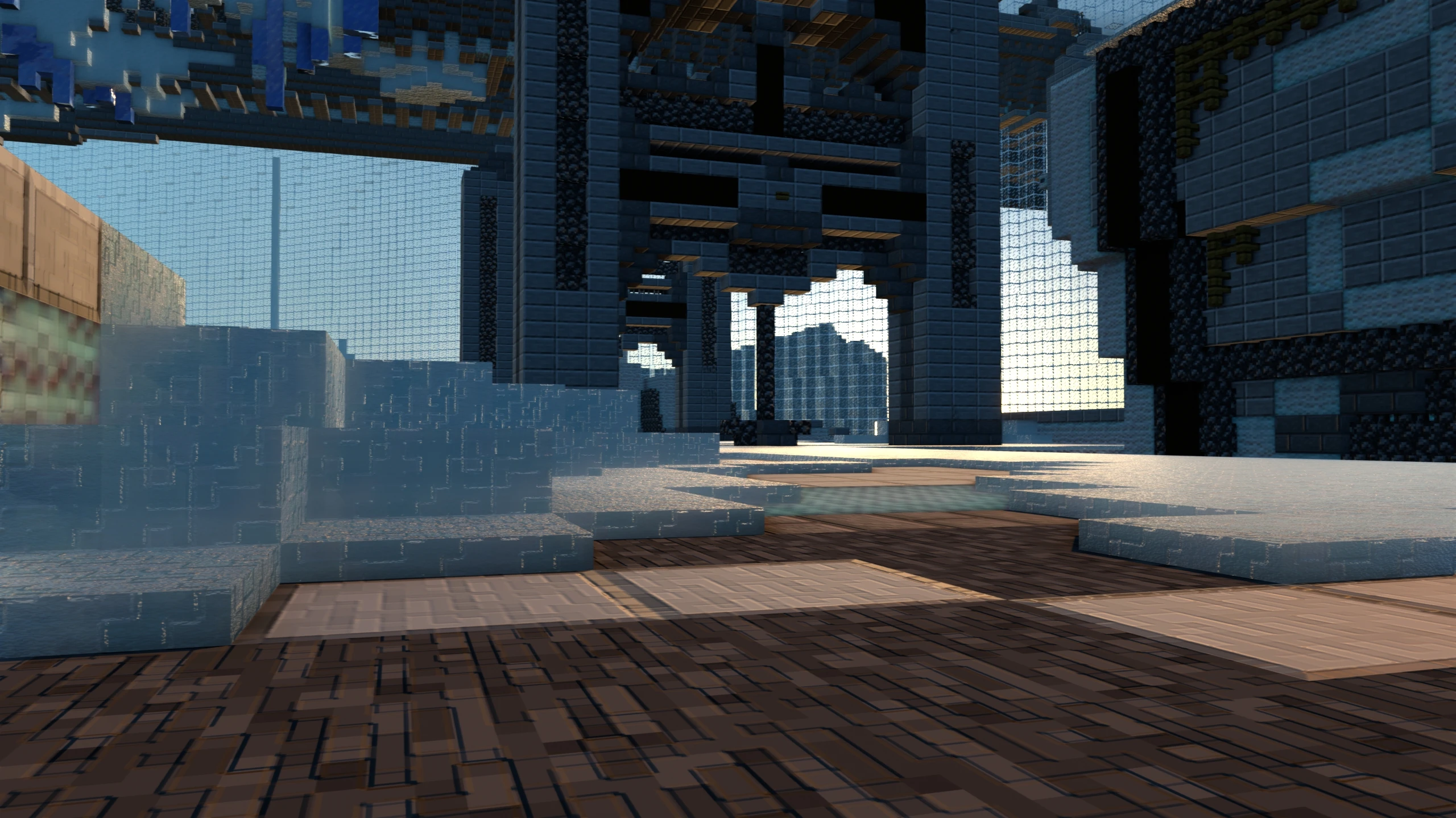 Zerstörte Brücke