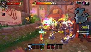 Dungeon Defenders 2 Mage with Flametowers