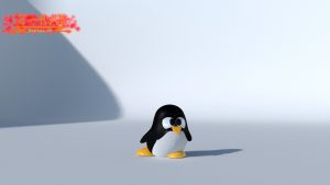 Mini Tux with blender in cycöes